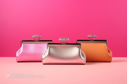 芭比复古手拿包