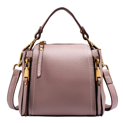 2017新款女士头层牛皮水桶包 柔软与时尚的完美结合