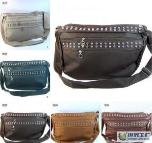 时尚铆钉装饰女包 手提斜挎两用休闲包清仓特价